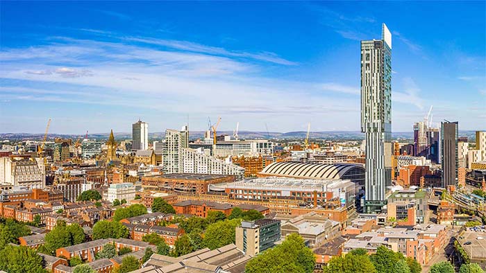 Manchester skyline
