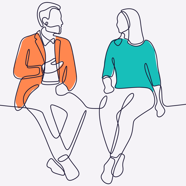 Alistair and Jennie illustration